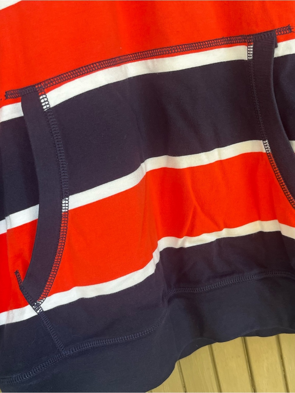 Nautica Striped Hooded Rugby Pullover XL - Picture 5 of 9